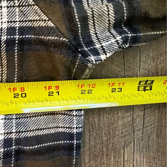 Jach's Mens Heritage Flannel Shirt Long Sleeves Button Up Plaid Green Size M - Picture 13 of 13